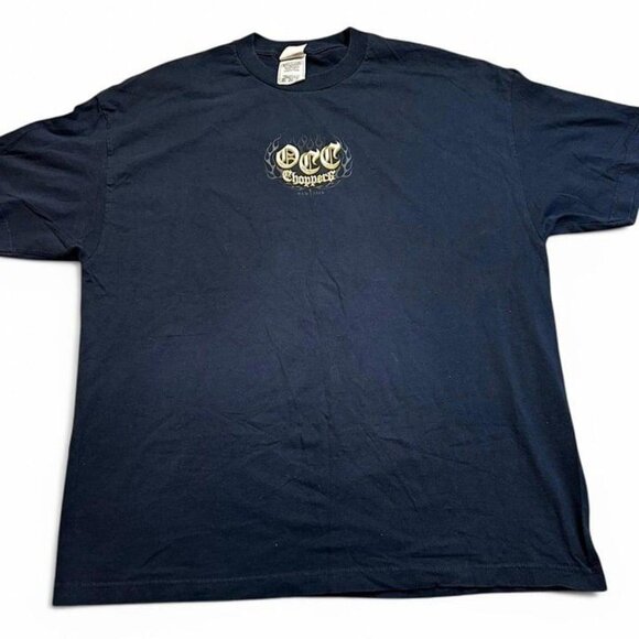 Vintage Y2K Orange‎ County choppers graphic double sided tShirt 2XL - Picture 1 of 5